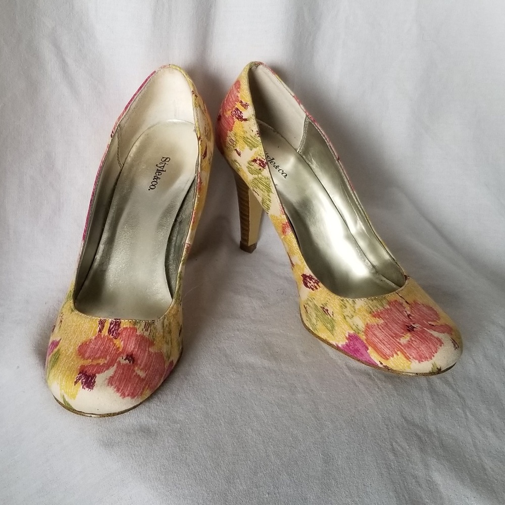 Flower / Floral Patterned Heels